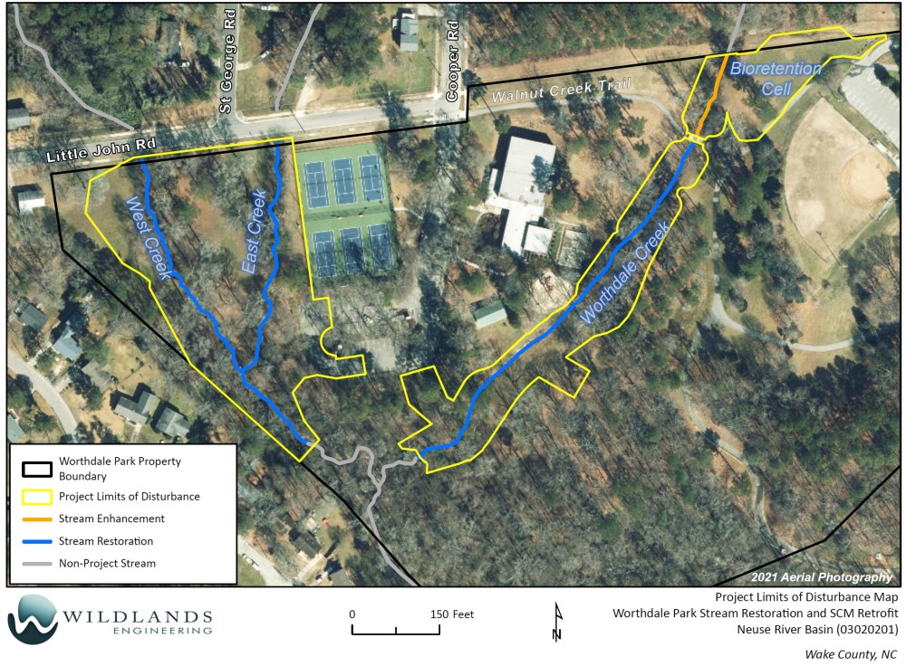 Worthdale Park Stormwater Project Map