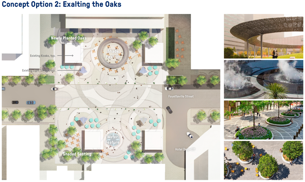 Concept Option 2: Exalting the Oaks
