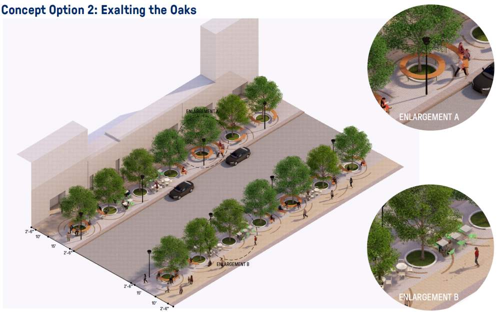 Concept Option 2: Exalting the Oaks