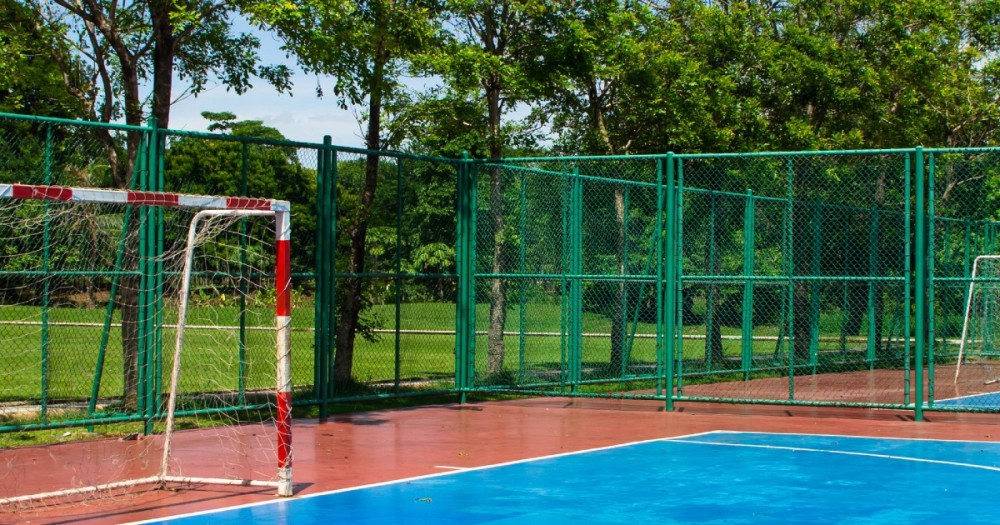 Outdoor futsal court