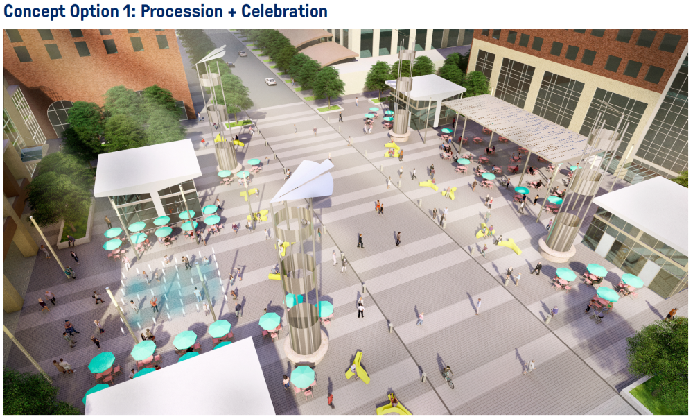 Concept Option 1 Procession + Celebration